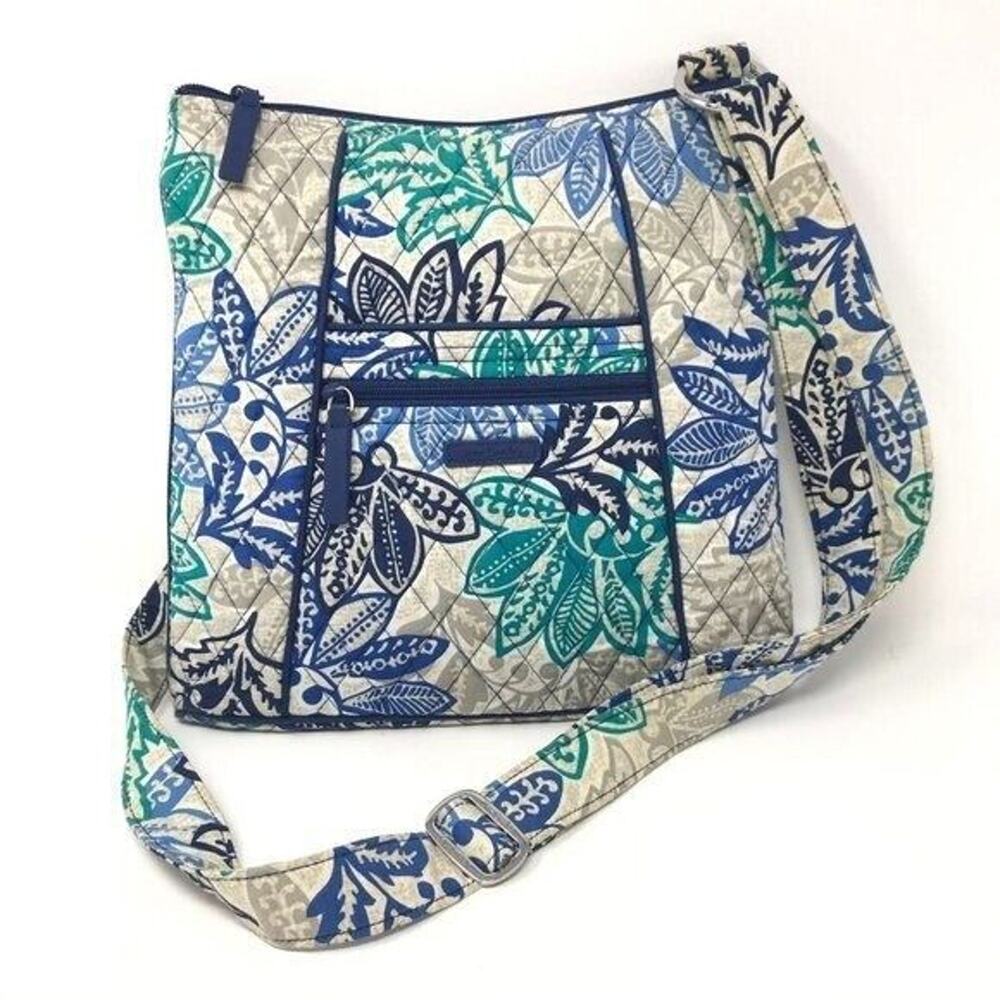 Vera Bradley Crossbody Handbag Purse Cotton Floral - Picture 4 of 9